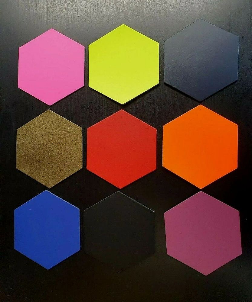 Coasters - Hexagonal - Assorted
